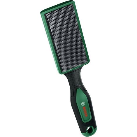 Brosse de nettoyage pour limes Bosch, poils acier au carbone, manche Softgrip