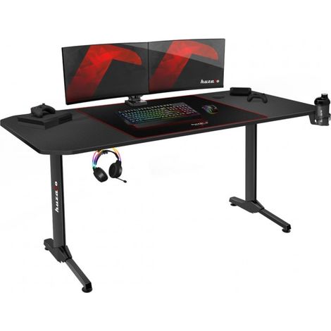 Huzaro Hero 4.7 Schwarzer Gaming-Schreibtisch (1/5)