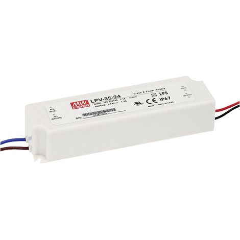 MEAN WELL LPV-35-36 LED-Trafo Konstantspannung 36 W 0 - 1 A 36 V/DC nicht dimmbar, Überlastschutz 1