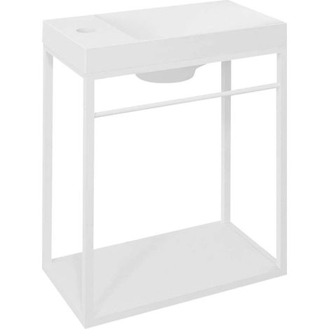 Sapho Ska - Construcción Crest bajo lavabo, 40x45x22 cm, blanco mate AR502 (1/5)