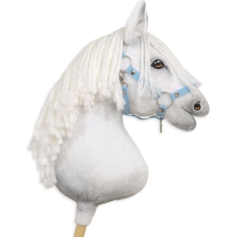Cavezza regolabile per cavalli Hobby Horse A3 - Blu (1/3)