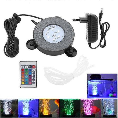 Lampe LED étanche submersible pour aquarium avec télécommande (prise UE) (1/3)