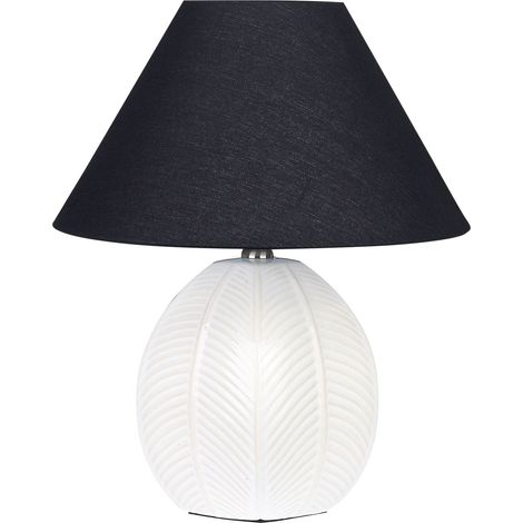 Tischlampe CADENA Keramik Beige