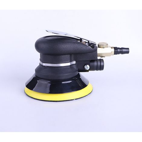 150 mm 6 Zoll Druckluft-Exzenterschleifer 13.500 U/min Exzenterpolierer mit Schlauch und Tasche zum Polieren, Schleifen von Metall und Holzautos