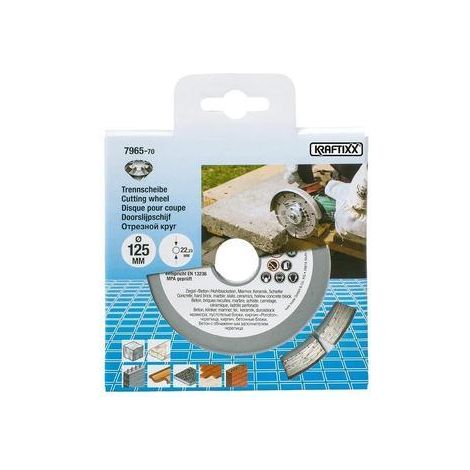 KWB Disco corte diamante segmentado hormigón 125x22,23MM 49796570