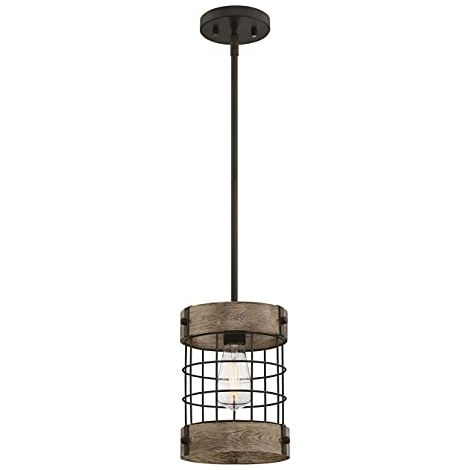 Lampada a sospensione in bronzo Langston Westinghouse (1/4)