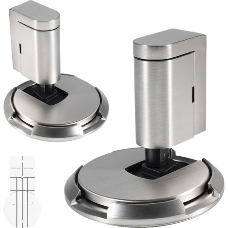 Youyijia 2Pcs Magnetic Door Stopper Punch-Free Mechanical Floor Door Stop Provide a Quiet Environment and Protect Children (1/5)