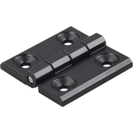 bisagras para puertas, bisagras para muebles, bisagras para puertas de armarios, bisagras plegables para puertas de armarios de aleación de zinc (negras) (1/5)