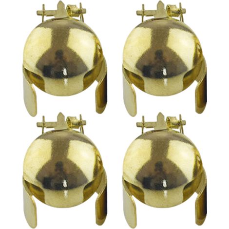 4pcs or placage de fer entièrement automatique éteindre la bougie artefact divin anti or éteindre la bougie couvercle automatique anneau de bougie éteindre la flamme de bougie en toute sécurité (1/5)