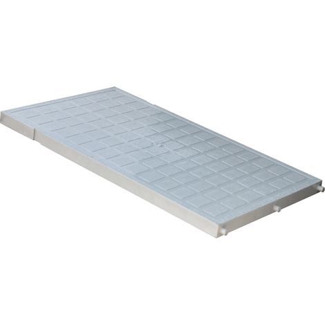 Tampon léger 14,00 KN - gris - 300 x 500 mm - First Plast