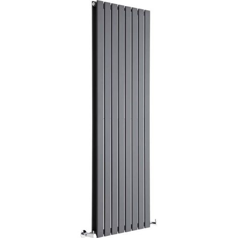 Radiateur Design Delta - Vertical Anthracite 160 cm x 56 cm x 5.8 cm 1762 Watts