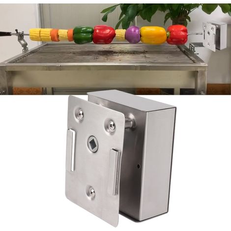 [Motor para asador] – Motor para asador de 12 V fabricado en aleación de aluminio, capacidad de carga de 70 kg – Reemplazo universal para parrillas con cable USB (1/5)
