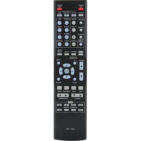 Télécommande de remplacement en ABS noir résistant à l'usure pour DENON RC-1149 (1/5)