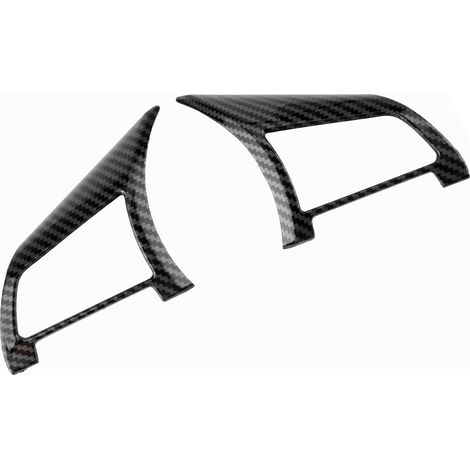 Lenkradverkleidung, Autoinnenausstattung, passend für Nissan Sylphy/Sentra/Qashqai/X-Trail (Carbonfaser-Optik, glänzend schwarz) (1/5)