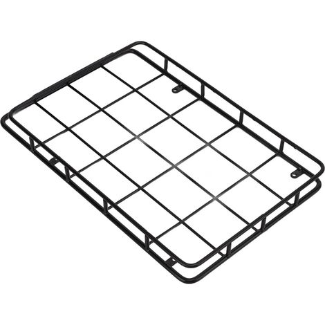 Support de Toit de Voiture RC, Porte-Bagages de Toit de Voiture RC, Grand Porte-Bagages en Métal pour Pièces de Mise à Niveau sur Chenilles SCX10 1/10 RC (1/5)