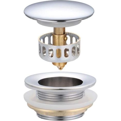 Universal Sink Drain Plug, Pop-Up Sink Plug with Seals for Bathtub, Kitchen, Washbasin (1/3)