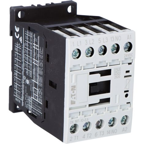 Leistungsschütz 7A 3P 24V DC 1Z 0R DILM7-10-EA(24VDC) 190026 (1/3)
