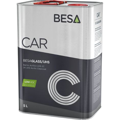 Vernis extérieur UHS 2C brillant 1000 ml – Résistance UV et abrasion – Application rapide pour peinture automobile – Besa
