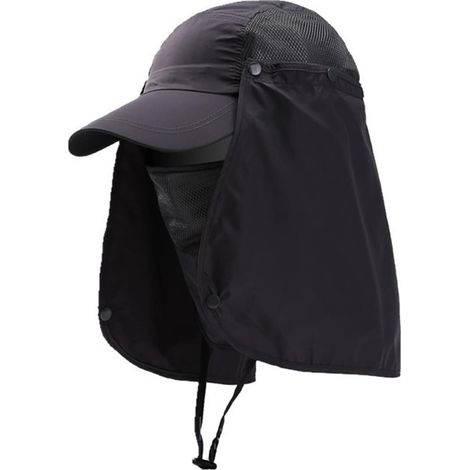 Casquette de Protection Anti-UV UPF 50+ à Rabat Hommes Femmes Chapeaux de Soleil pour l'Extérieur Pêche Randonnée (1/5)