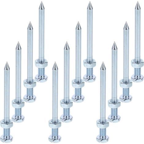 Stück Metall Rasenlüfter Spikes 7cm Robust Wiederverwendbare