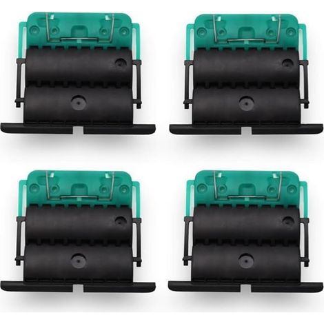 Lot de 4 attaches de tablier rigide 125mm – 2 maillons Clicksur H875E – Charge max 7kg – Pour volets roulants PVC et aluminium