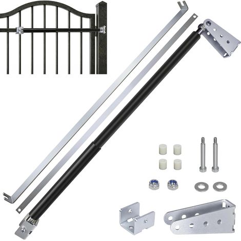 Ferme-porte hydraulique automatique, ferme-porte avec régulation de vitesse pour fermes, ranchs, terrains de sport en plein air, jardins domestiques (1/5)