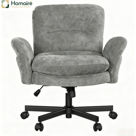 Grauer Bürostuhl 68 x 71 x 92,5 cm HOMAIRE (1/5)