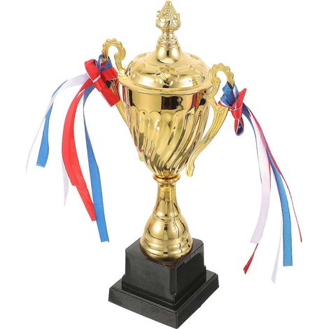 1 Trophée sportif de compétition en métal, trophée d'honneur pour tournoi scolaire (29 cm)-298cm