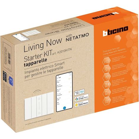 Starter Kit per gestire fino a 5 tapparelle Bticino Living Now K2010KITN (1/3)