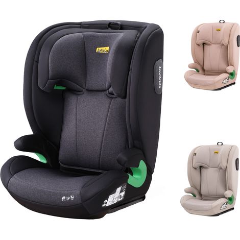 Siège auto enfant i-Size R129 100-150 cm avec dossier et appuie-tête réglables et protection latérale, pour voiture et trajets (1/5)