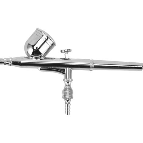 Hyuduo Aérographe 0,3 Mm, Outil Pneumatique pour Pulvérisateur d'air, Pulvérisateur d'alimentation par Gravité pour Peindre Les Ongles Gâteau Tattol (1/5)