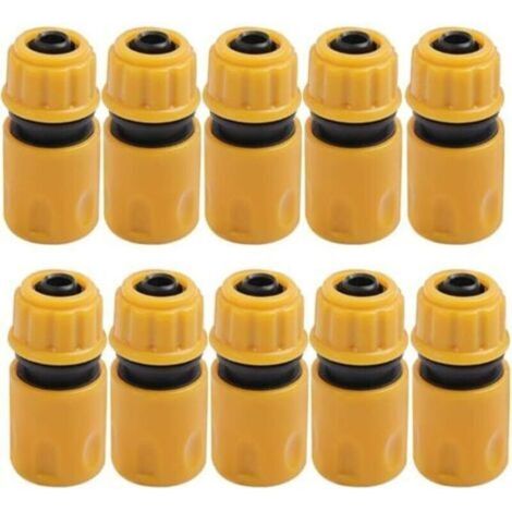 10 pièces buses de tuyau d'arrosage, buses de tuyau d'arrosage, accessoires d'arrosage rapide de jardin en plastique, accessoires d'arrosage, buses d'arrosage, accessoires de tuyau, acces (1/4)