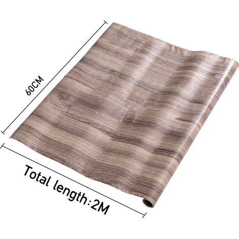 Modern Wood Grain Self-Adhesive Wallpaper