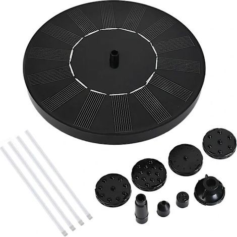 Fontaine solaire pour piscine, terrasse, jardin, décoration extérieure, pompe solaire, fontaine décorative (1/5)