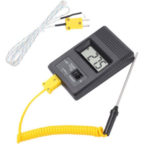 Thermomètre Numérique Industriel Tm902c avec Sonde Haute Précision -50°C à +300°C Affichage LCD (1/5)