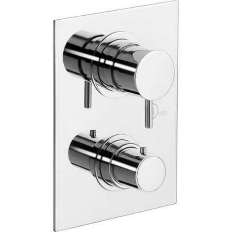 Robinet de douche thermostatique à 5 voies, chrome (1/2)