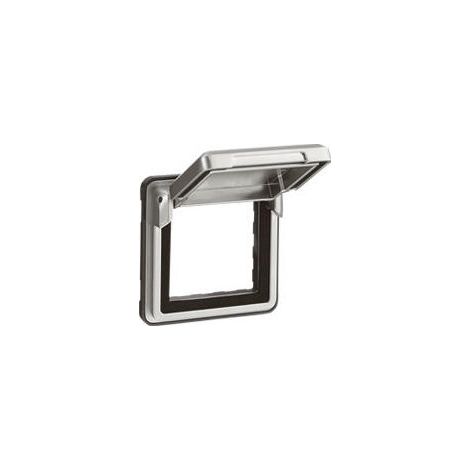 Adaptateur avec volet Soliroc IP55 IK10 pour mécanismes Mosaic 2 modules LEGRAND 077880