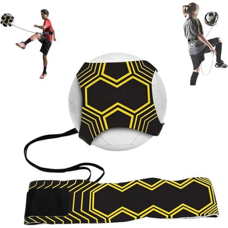 1 pièce - Football Trainer With Elastic - Football Stuff - Football Training Equipment - Football Training Equipment - jaune - (1/4)