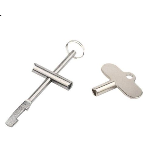 1ensemble Clé Pour Compteur Eau Pratique Outils De Réparation Extérieurs Accessoire Pour Démontage Et Entretien (1/5)