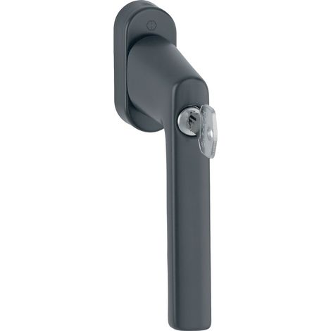 HOPPE® Fenstergriff abschließbar Hamburg 0700LS/U26 100NM, mit Schrauben, Aluminium, 11950602 (1/3)