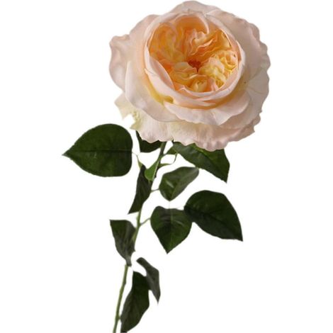 Künstlicher Rosenstrauß, Tischdekoration mit realistischer Rosenoptik, ideal für Geburtstage, Esszimmer, Feste und Zuhause-Light Yellow (1/5)