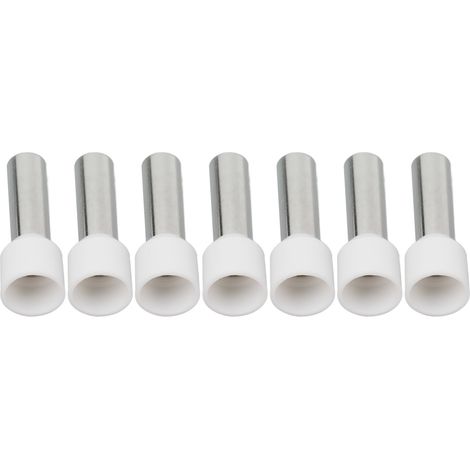 100Pcs Embouts de câble isolés EU type E16-18 6 AWG, connecteurs de terminaison à sertir, cosse à embout, robustes et fiables. (1/5)