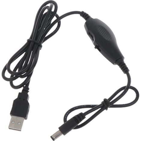 USB 5V bis 9V 12V 0,5A 5,5x2,1mm LED-Dimmerschalter mit Helligkeitsregelung (1/5)