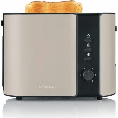 Severin AT 9576 tostadora beige y negra 800 W (1/3)