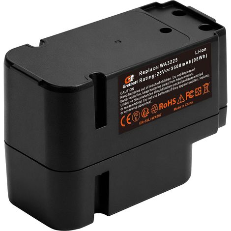 Batterie Li-ION 28V 3.5Ah Remplace Worx WA3225 WA3565 Compatible avec L1500i WG798E M500B WG755E M800 WG790E WG794E WG794EDC Landroid M1000 WG791E. 1 M1000i WG796E.1 M500 WG754E M800 WG790E.1 (1/5)