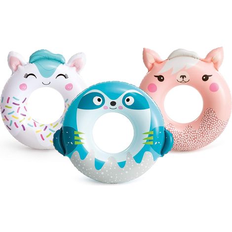 salvagente gonfiabile per bambini intex "animaletti carini" in vinile assortiti - cod. 59266np (1/5)
