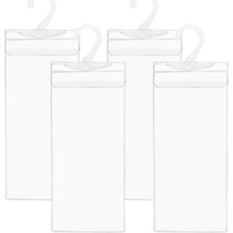 Ohleats Lot de 4 supports de plaque transparents pour permis de stationnement pour personne handicapée - Avec grand crochet en plastique pour personnes handicapées (1/5)
