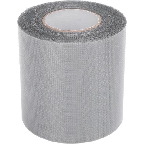 Ruban de réparation d'écran de fenêtre noir, kit de réparation d'écran pour fenêtres ou portes, fort ruban de patch en fibre de verre adhésif adhésif (Grey) (1/5)