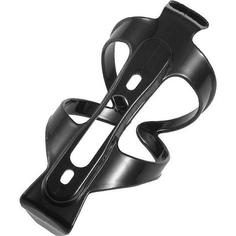 Porte-bidon en plastique noir pour vélo, VTT et sports de glisse. (1/5)