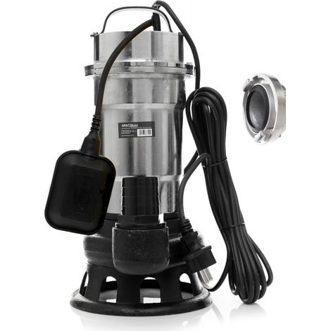 Pompe submersible 3100 W avec broyeur et flotteur  Kraft&Dele (1/4)